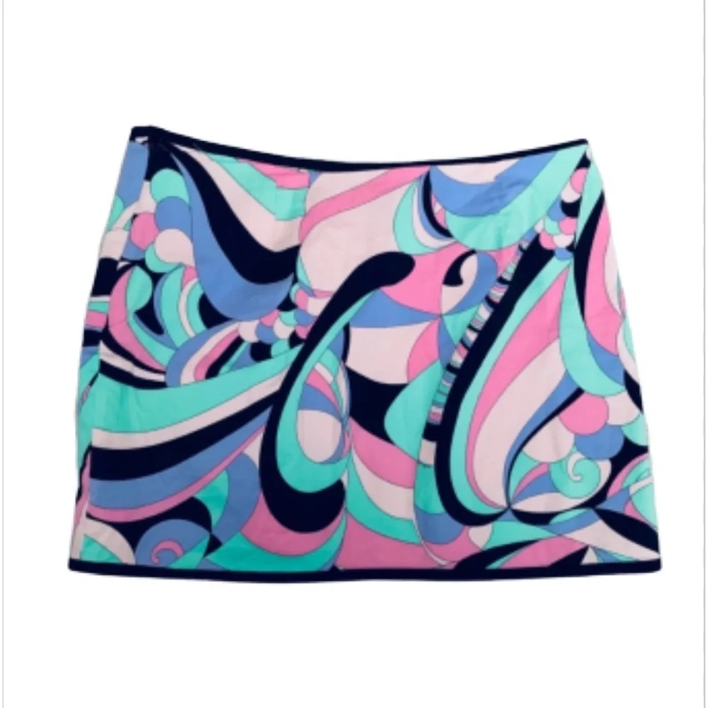 Tibi Multi Colored Mini Skirt Size 4 - Picture 2 of 6